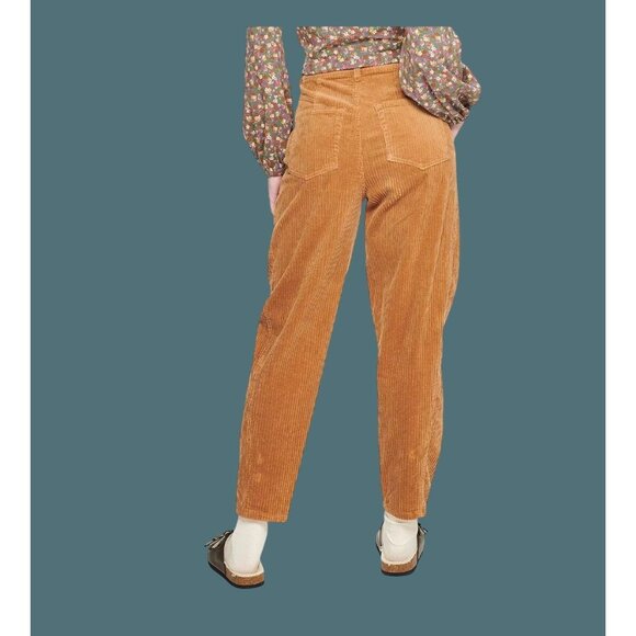 SO Super High Rise Balloon Barrel Corduroy Grunge Pleated Front Pants 7 Juniors - Picture 3 of 10
